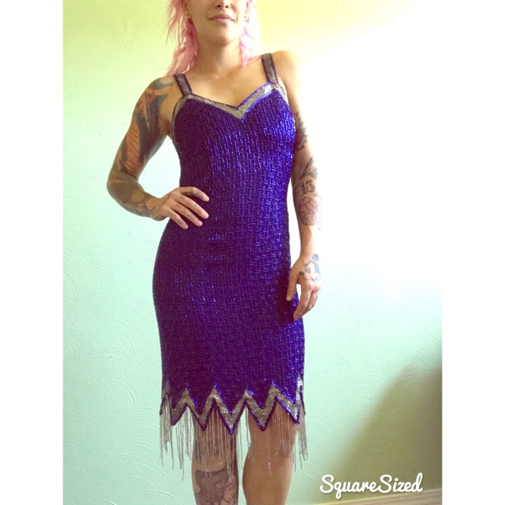 Vintage Beaded Dress